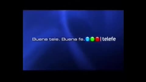 Telefe - Placa Estática Inicio/Fin de Transmisión Grafica 2006/07 Slogan: Buena Tele. Buena Fe.