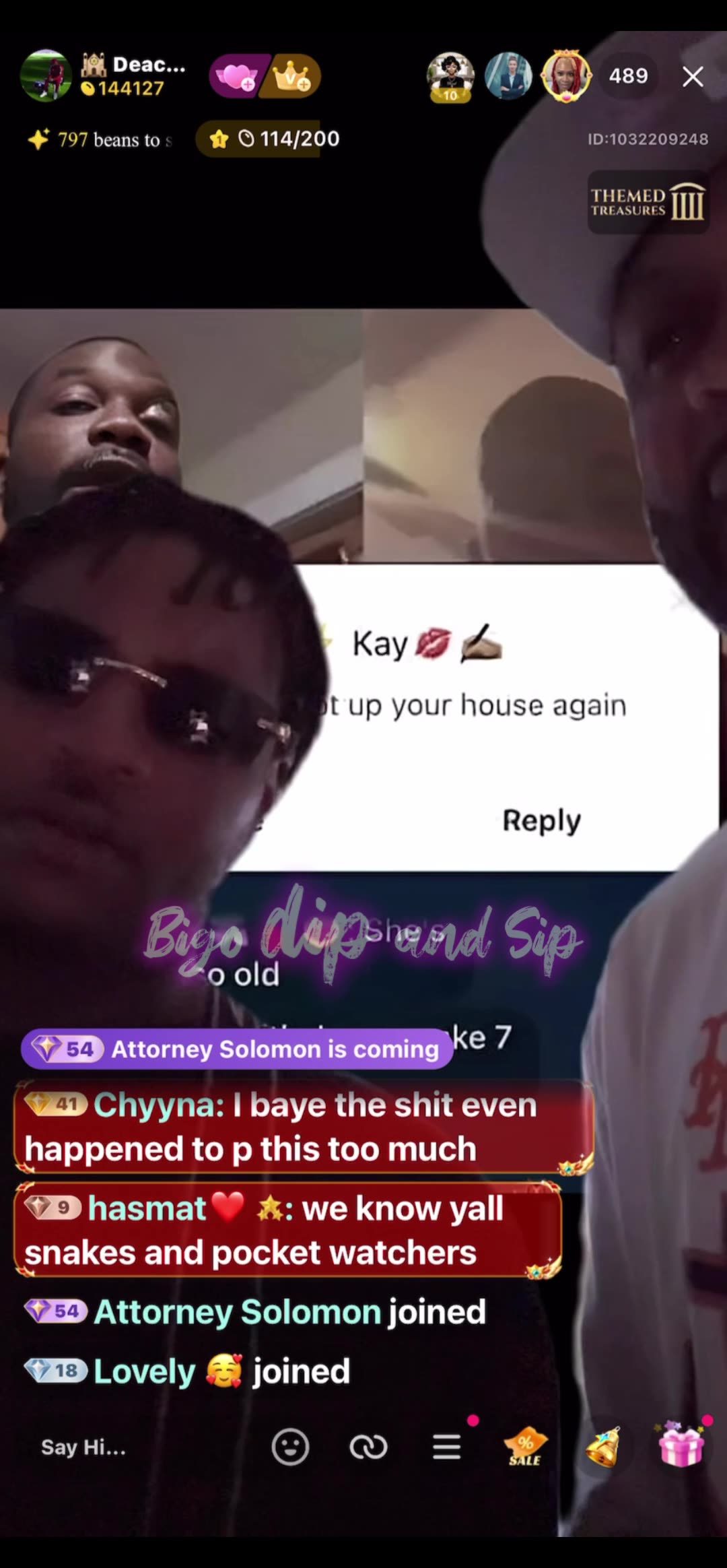 The brother cheddar n others live speaking on TomiKay n Regina 5/2/25 #bihiclipandsip