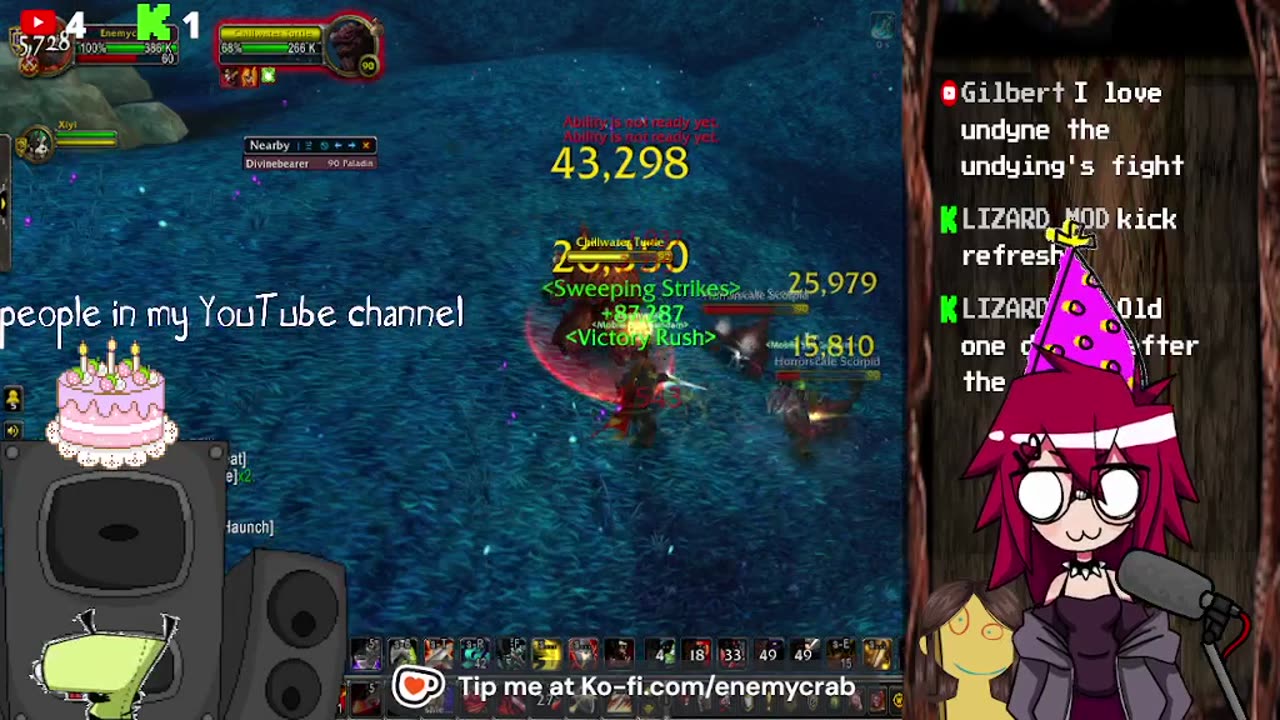 TWO YEAR STREAM ANNIVERSARY LETS GOOOO! Ep. 25 Classic WoW! Faerlina - Mists of Pandaria! STREAM SNIPE ME! Post Solar Era!