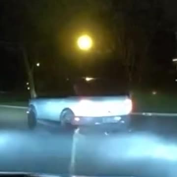 Suspect Awkwardly Tried to Run Away After Grappling Hook Stops Stolen Vehicle