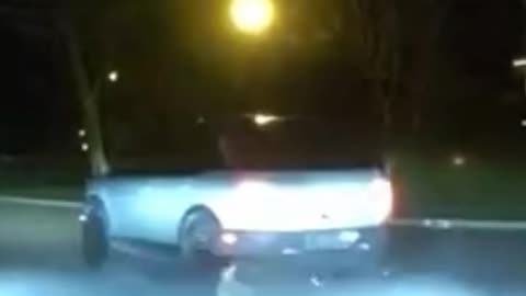 Suspect Awkwardly Tried to Run Away After Grappling Hook Stops Stolen Vehicle