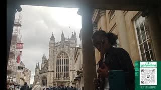 Jazz Nano Street Edition: Busking in Bath, England: 2025 Tour in UK