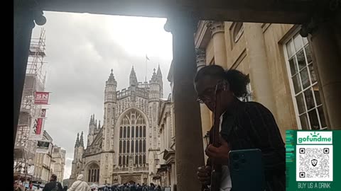 Jazz Nano Street Edition: Busking in Bath, England: 2025 Tour in UK