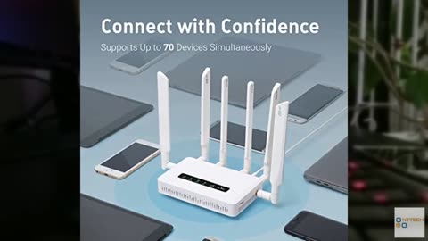 GL.iNet GL-X3000 (Spitz AX) Cellular Gateway 5G Router for House & RV, Wi-Fi 6,