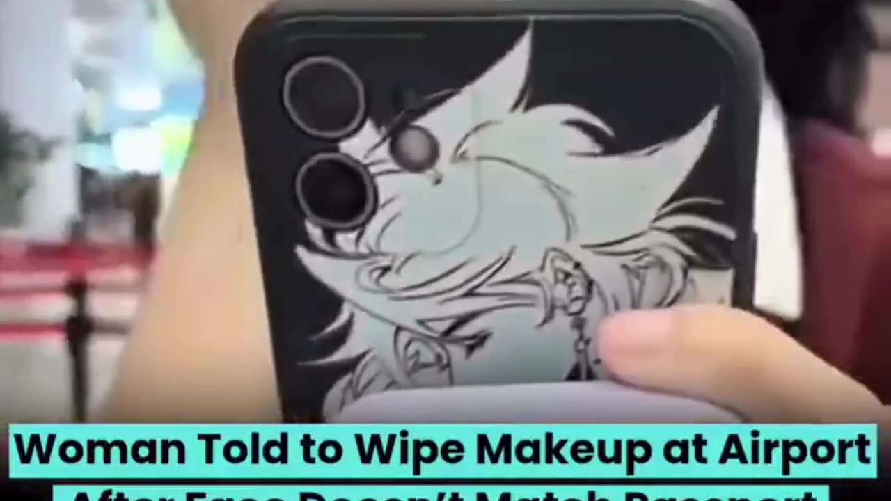 Woman Told to Wipe Makeup at Airport After Face Doesn’t Match Passport! ✈️💄🚫#TravelStory ✈️#Passport