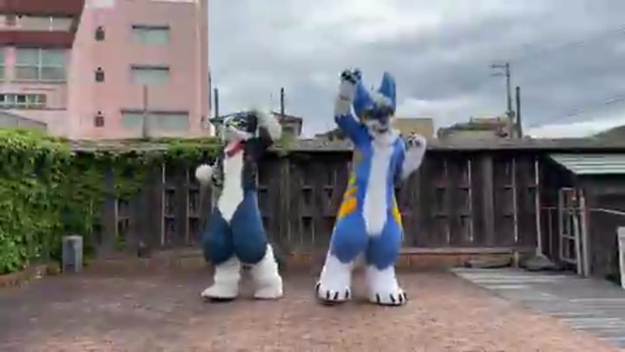 Dancing "the cutest me in the world" with Repeach's hope (Nozomi)