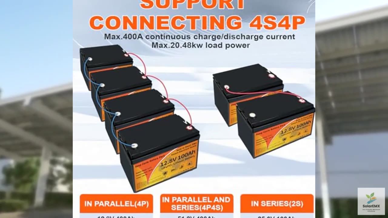 12V 100Ah LiFePO4 Lithium Battery, Group 31 Low-Temp Protection LiFePO4 Battery