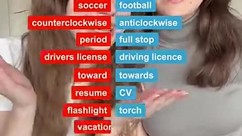 American vs British English