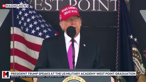 President Trump Delivers Motivational Speech to US Military Academy West Point Graduates [LIVE]