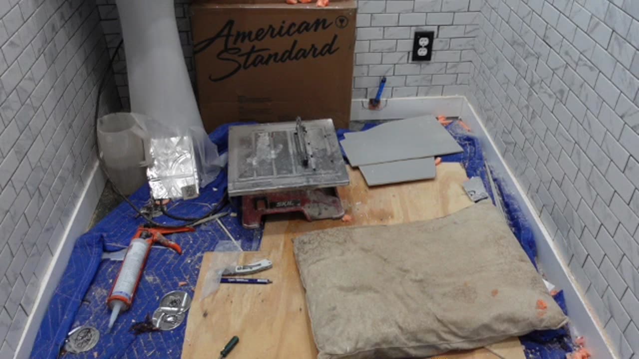 Bath Wallboard & Trim. Overview Of Where This Stands.