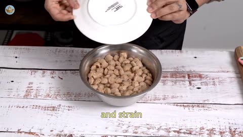 Protein Packed & Vegan Orzo and Soya Meal