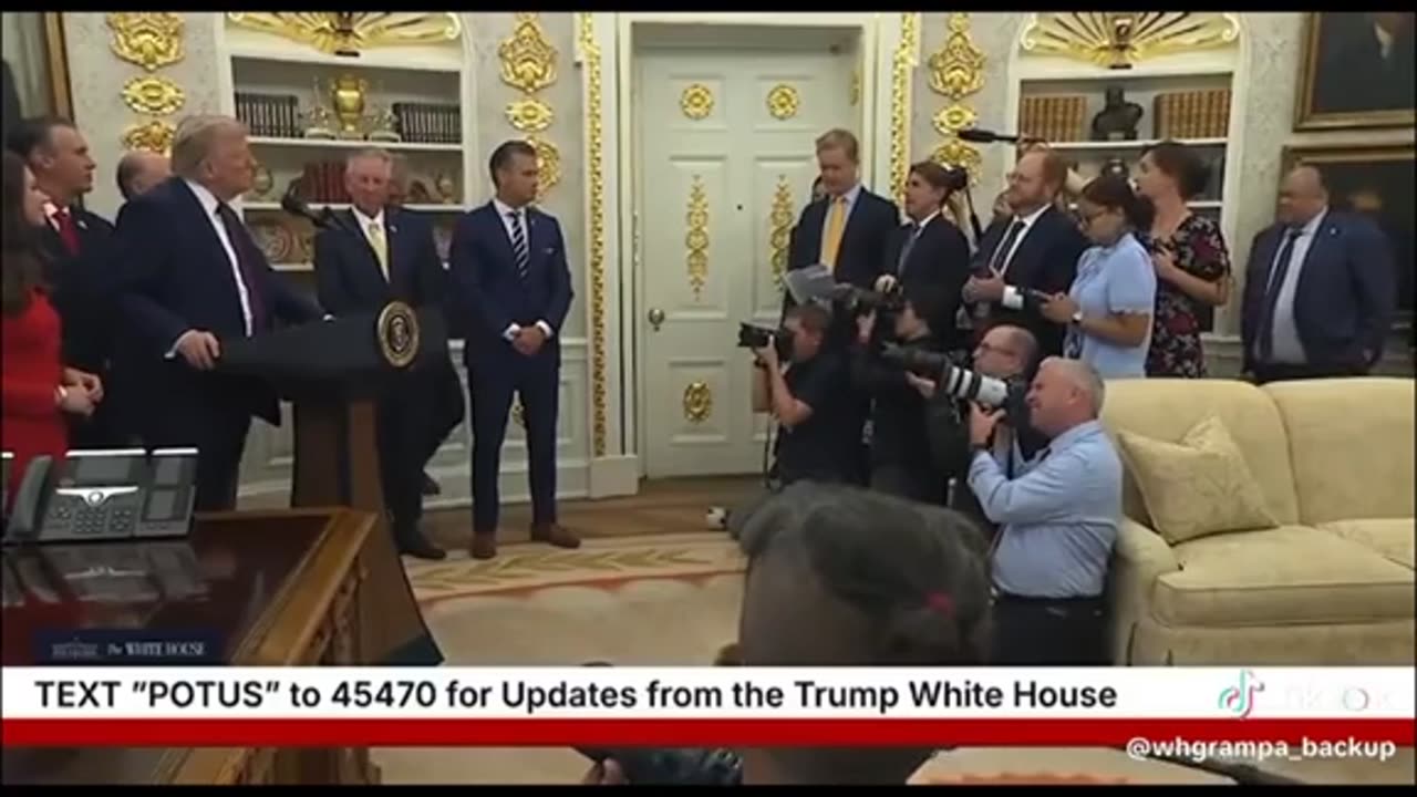 Trump finding out he was dead ;)