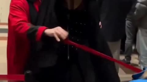 Man breaks into Cologne Cathedral dressed like this.