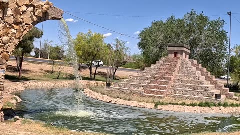 Pyramid in Juarez Mexico