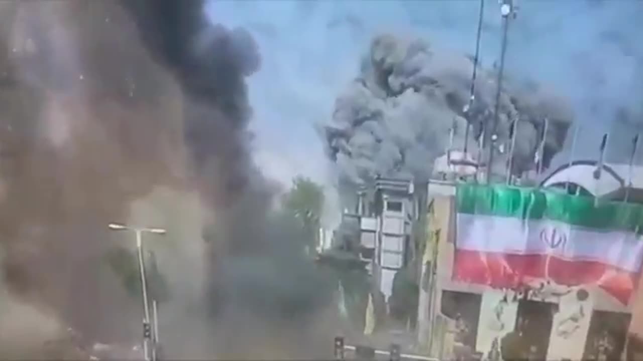 a series of airstrikes