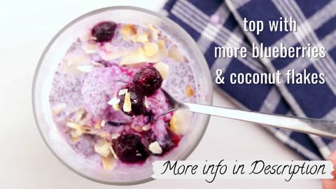 Keto Blueberry & Chia Pudding