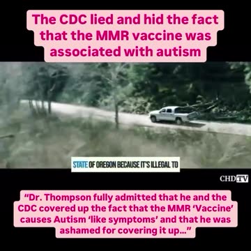 CDC Lied & Hid the Data that Indicated the MMR was Associated with Autism – Dr. Brian Hooker