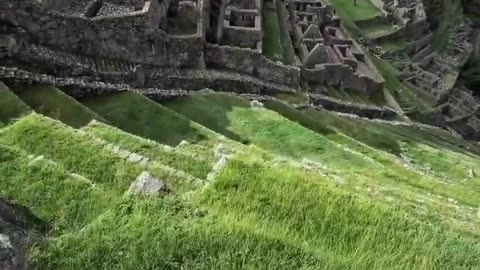 Machu Picchu, a 15th-century Inca city, sits 2,430 meters above sea level in Peru’s Andes Mountains.
