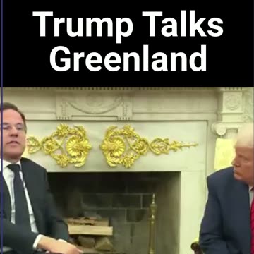 Trump Talks Greenland