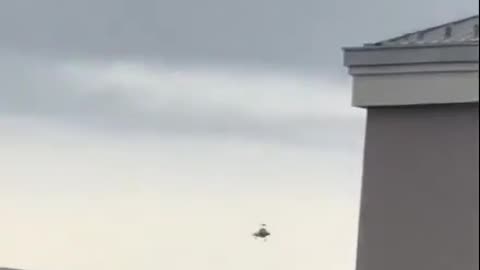 Helicopter seen spinning out of control before crashing in Hammonton, New Jersey.
