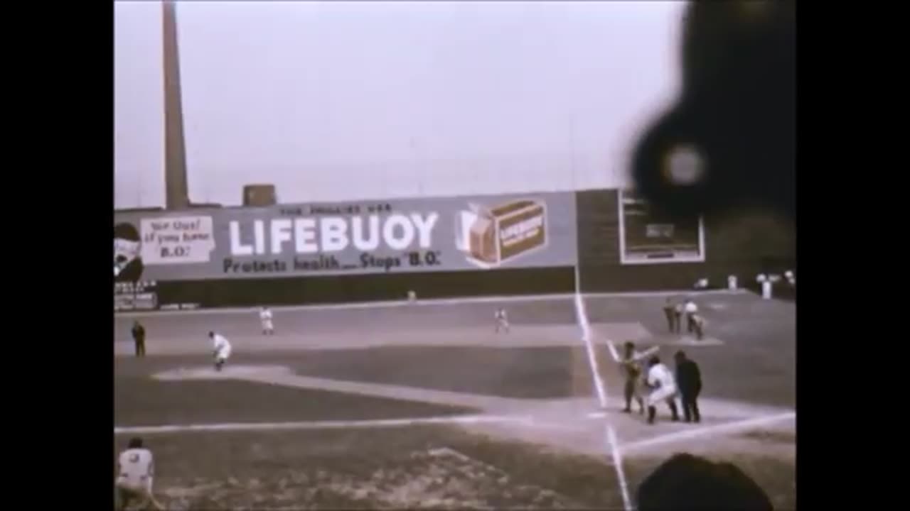 Babe Ruth in color - Boston vs. Philadelphia 1935