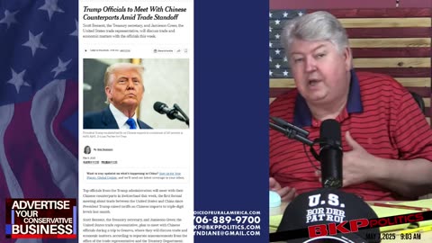 LIVESTREAM - Wednesday May 7, 2025 - 8:00am ET - Voice of Rural America with BKP