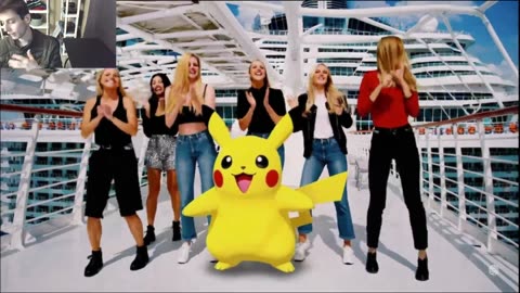 Outtake #1,241 Of Pikachu The Pokemon Dancing With Women On A Cruise Ship Fake Funny Parody Video