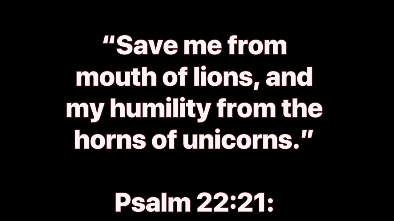 Unicorns Are in the Bible? Here’s the Proof.
