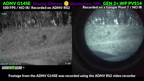 ADNV-G14SE vs Gen2+ PVS14 - Analog vs Digital Night Vision