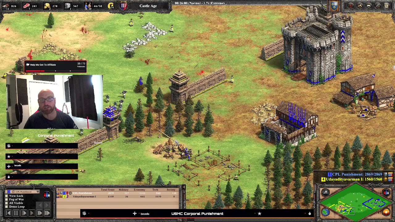 Age of Empires 2 Arena Extreme AI HD Castle Drop Franks