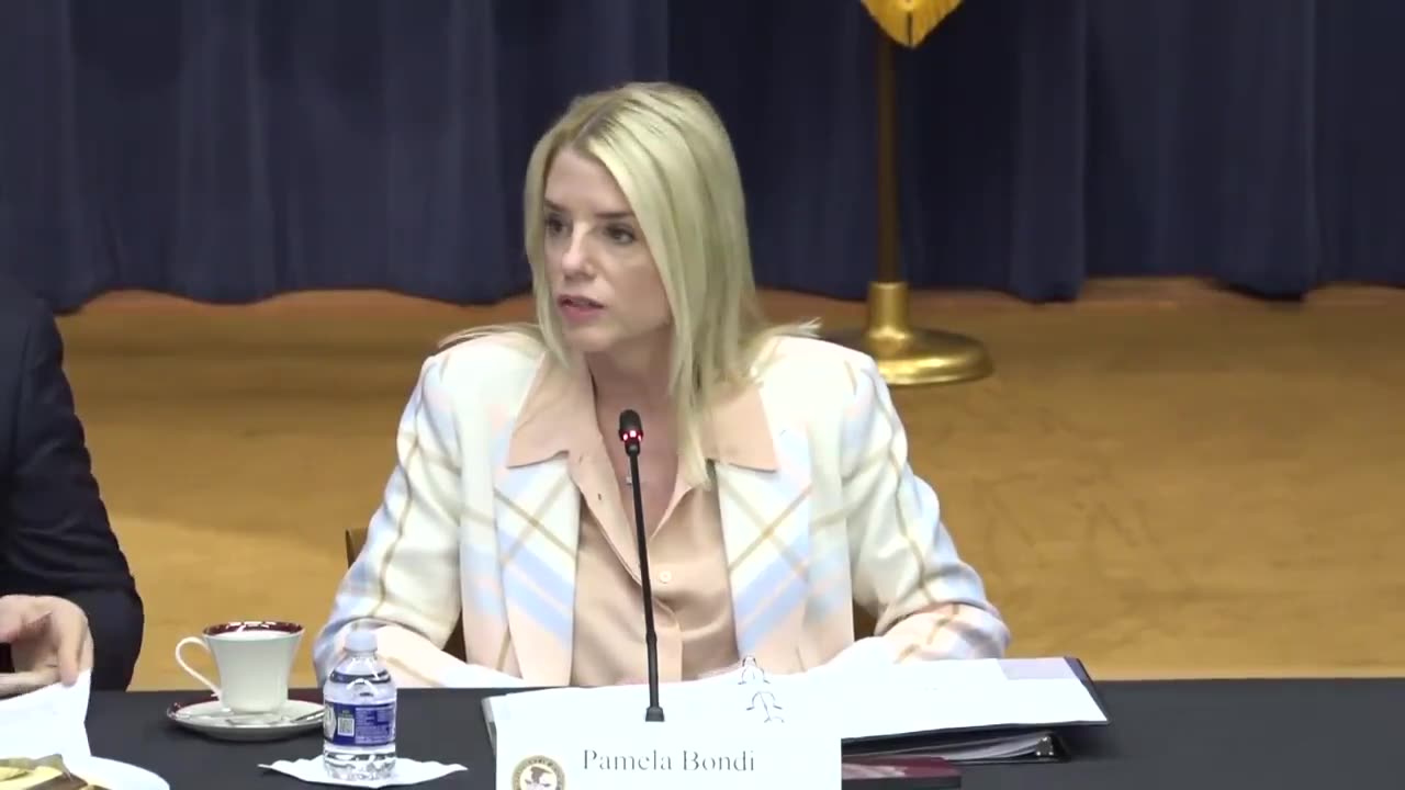 First meeting of the Working Group for the Eradication of Prejudice against Christians with Pam Bondi