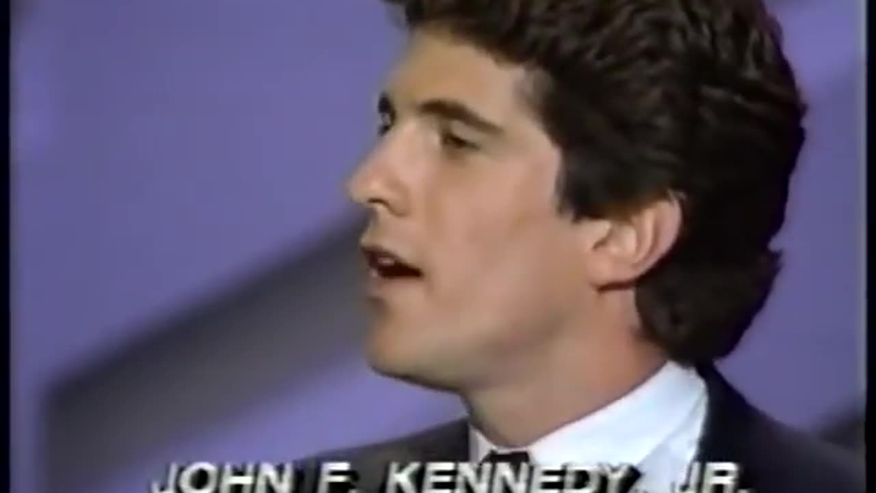 1988 27-year-old law student John F. Kennedy Jr. DNC Speech