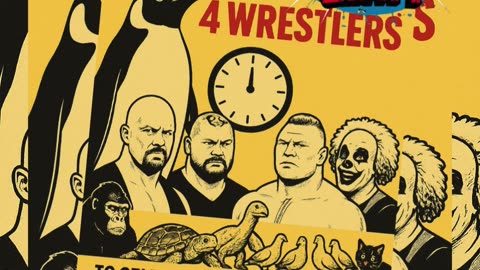 🎙️ The 1000th Episode Special: “1000 Animals vs. 4 Wrestlers”