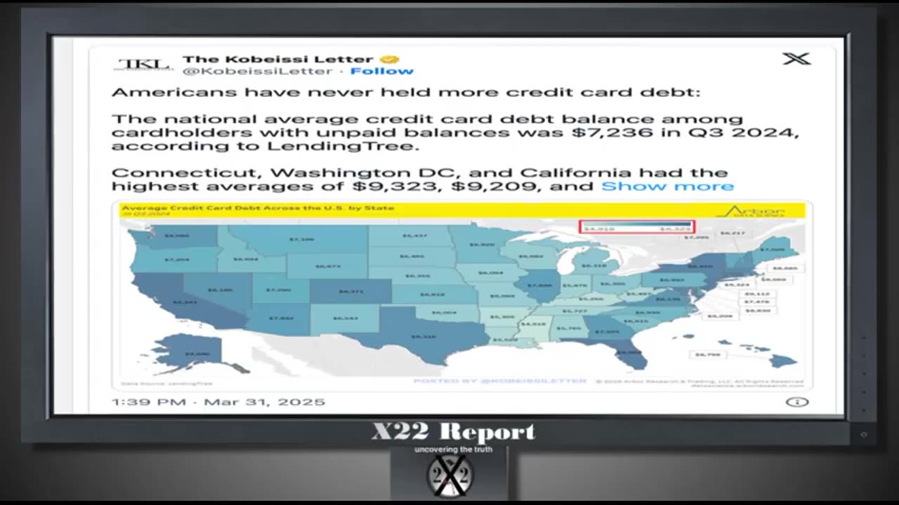 X-22 Financial Report - Fake News Will Push Economic Doom & Gloom, Boomerang...4-1-25