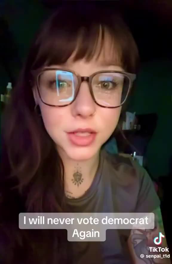 “I am done. I am not gonna vote Democrat anymore.”