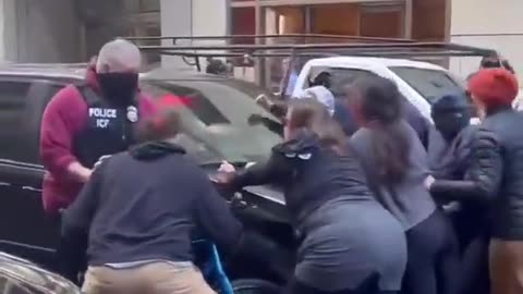 Chaos erupts in San Francisco as ICE officers clash with masked ANTIFA protesters!