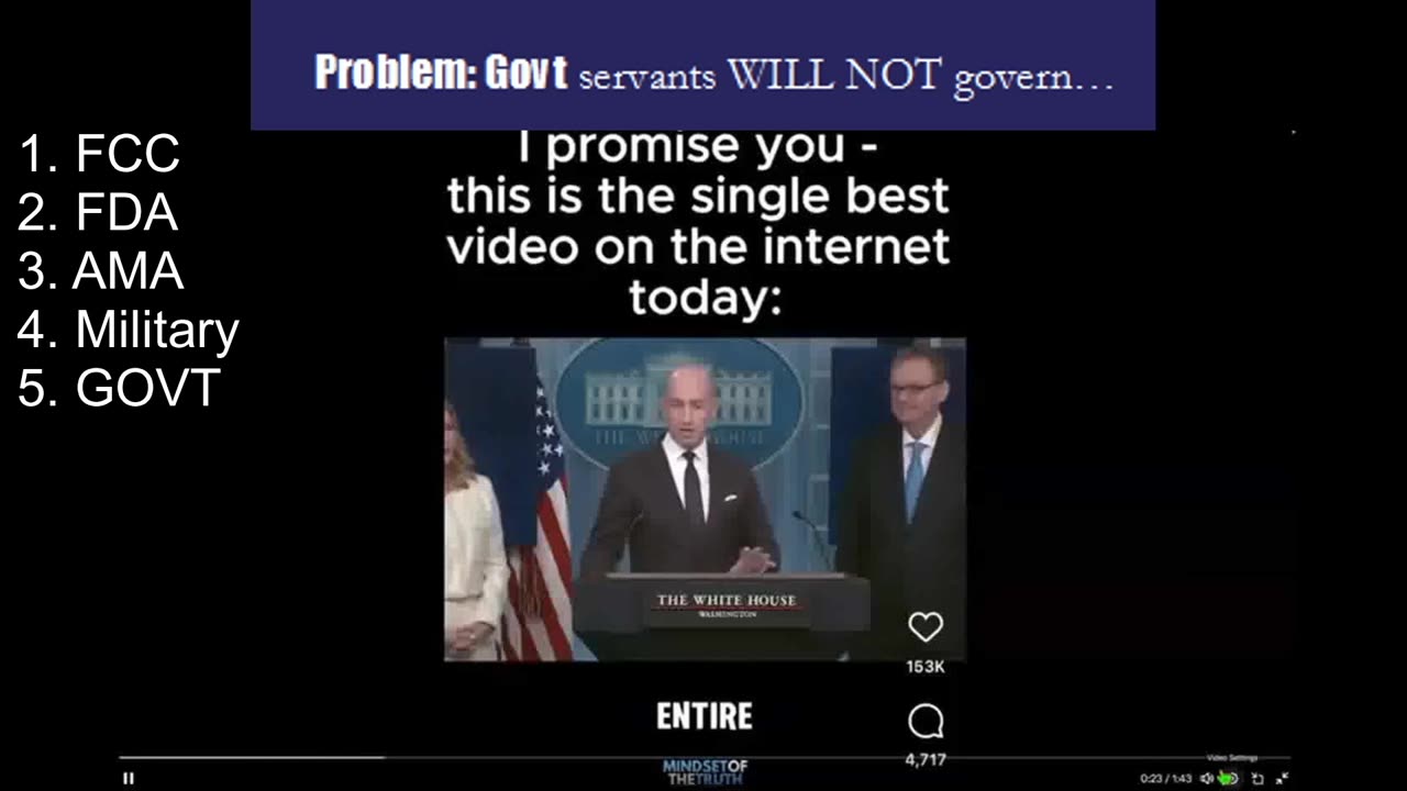 Who is overseeing our government?