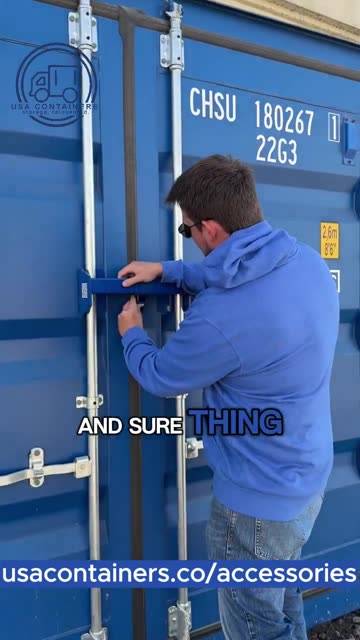 Your first line of defense. 🔒| USA Containers