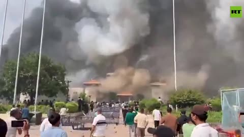 heavy smoke fills Kathmandu’s sky as Gen-Z