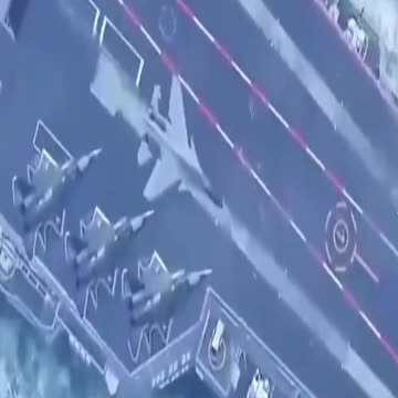 Fujian Aircraft Carrier launch J-15 & J-35 via EMC, Simultaneously