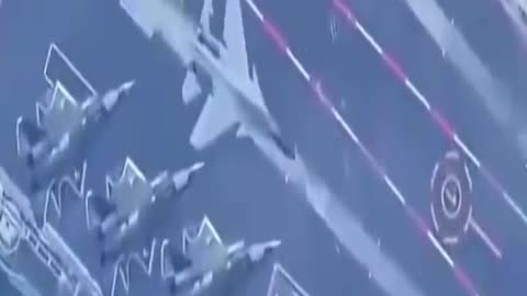 Fujian Aircraft Carrier launch J-15 & J-35 via EMC, Simultaneously