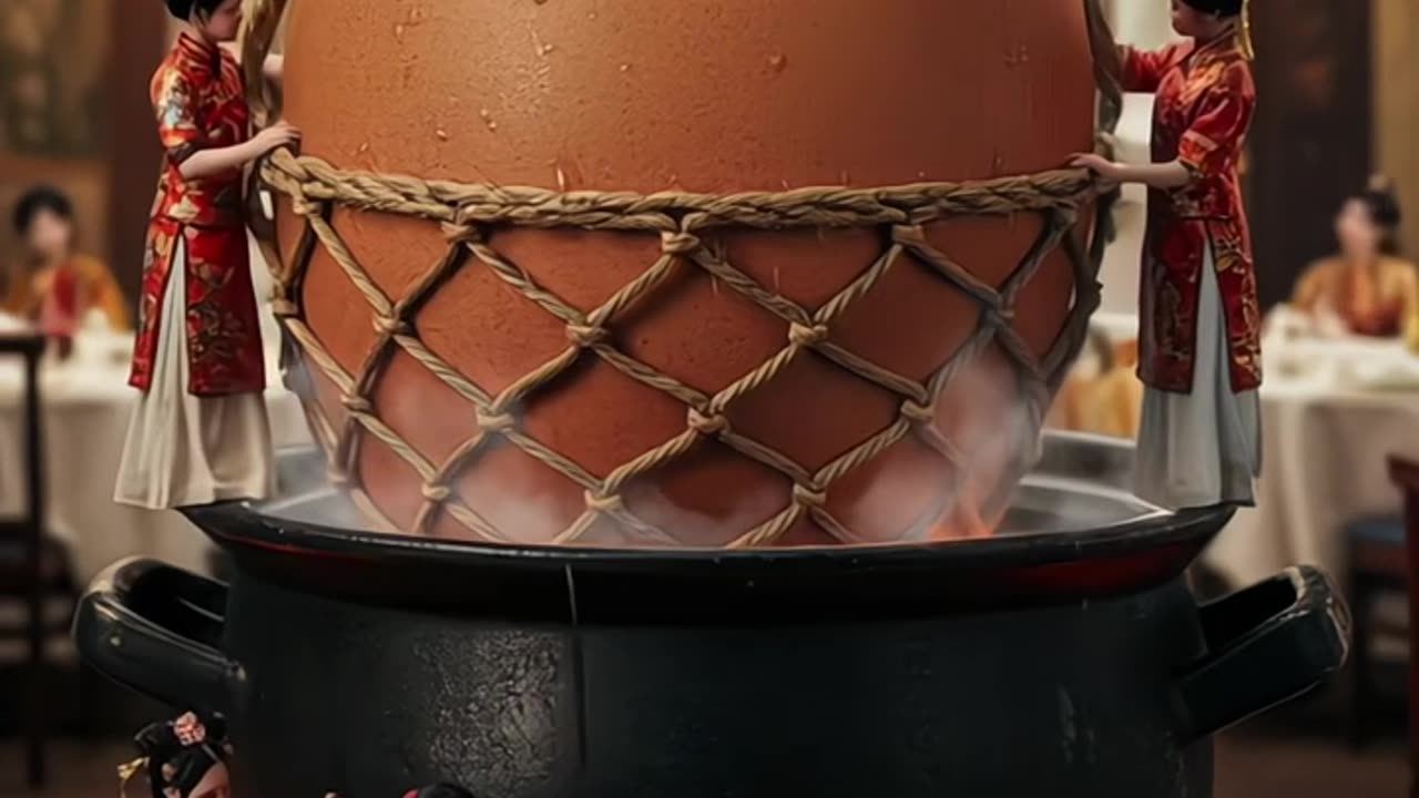 Miniature tiny man woking on EGG