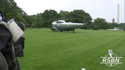 WATCH: President Trump departs White House enroute to U.S. Steel, PA. - 5/30/25