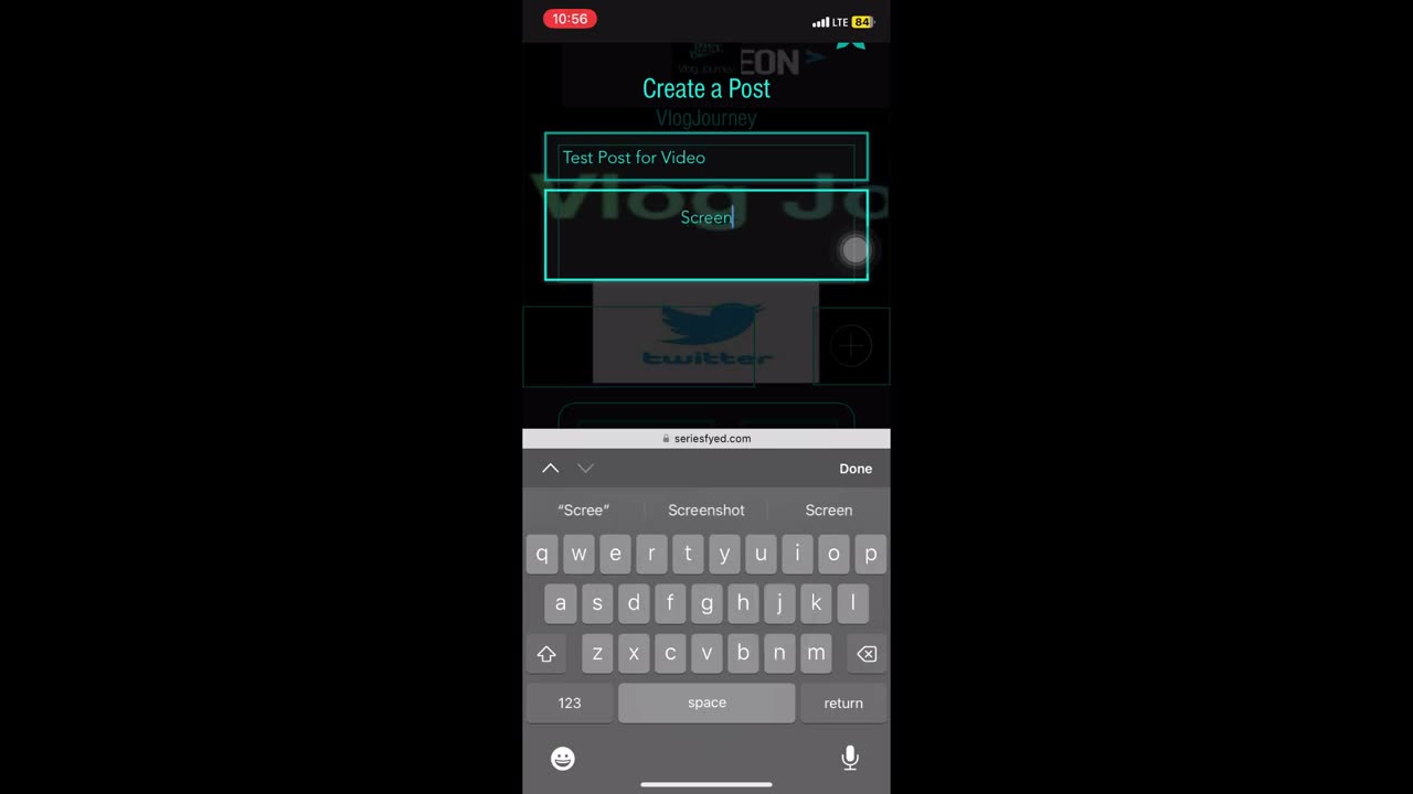 Tutorial: How to create a social post on SeriesFyed?