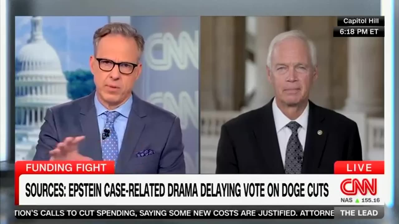 Senator Ron Johnson on The Lead with Jake Tapper 7.17.25