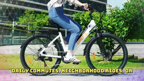 URLIFE E26 Electric Bike 250W Motor 8V 10.4AH Battery 26 Inch Tires City Commuter E-Bike
