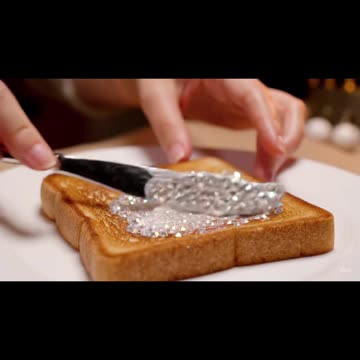 Diamonds on toast 💎🍞 #veo3 #aismr #asmr #fyp