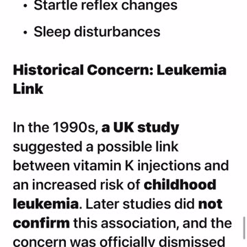 Side Effects of the Vitamin K Injection. I believe this is what happened to my grand child. 🤬