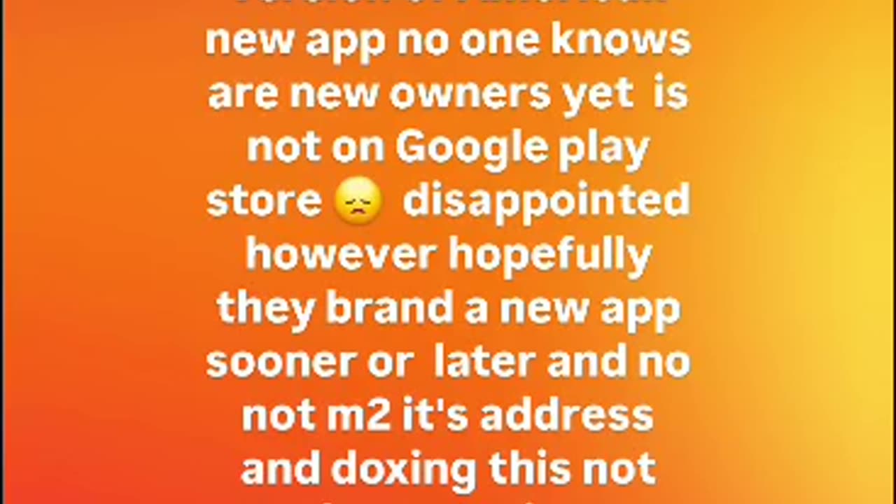 this what's I've wrote ive was disappointed new app 9/5/25