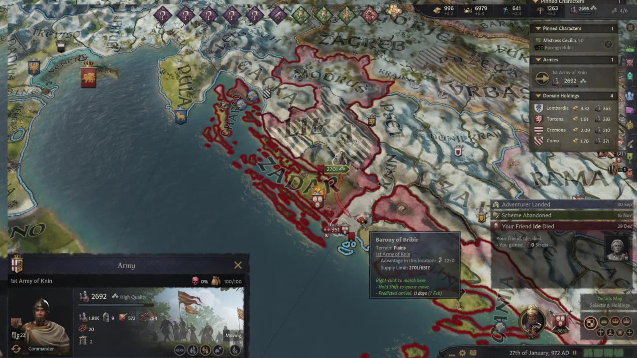The Humble Beginnings of TRUMP EP 43 Crusader Kings III (Adventure Playthrough)